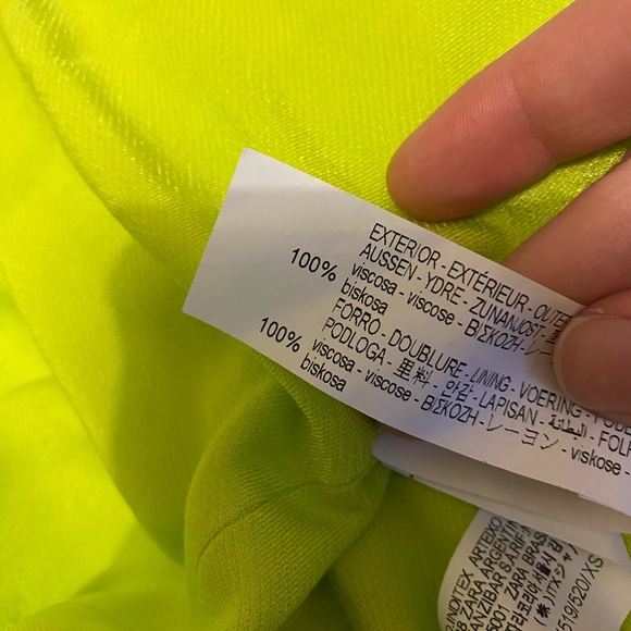 Zara bright green mini dress (perfect for festival season) - Picture 5 of 5